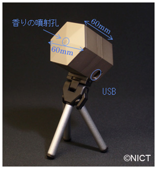 図2: 香り噴射装置「マルチ・アロマ・シューター」の仕様 図2: 香り噴射装置「マルチ・アロマ・シューター」の仕様