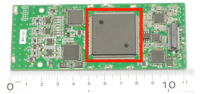 igure 1 Developed baseband IC and its mounting board for TV white-space WLAN system.