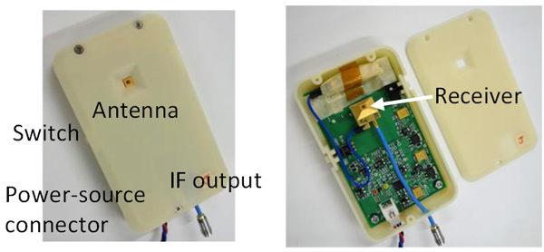 Figure 7: Smartphone-sized terminal housing the receiver