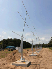 Figure 1 Chumphon VHF radar system for monitoring plasma bubble