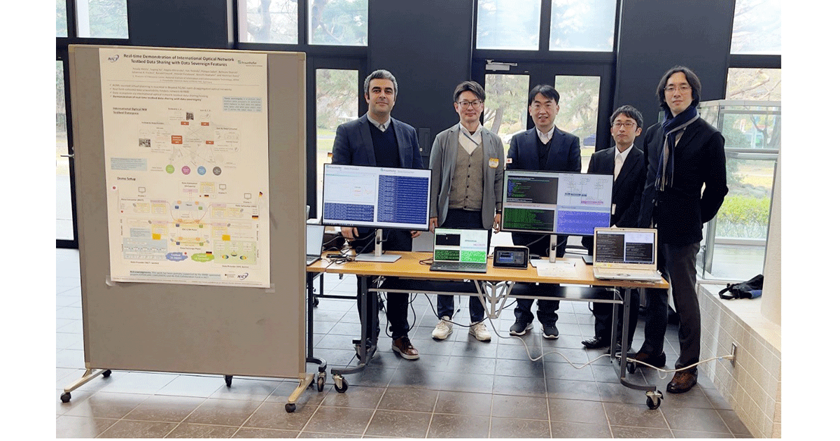 NICT and Fraunhofer Unveil Groundbreaking International Optical Testbed Data Space to Enable AI/ML-Driven Networks
