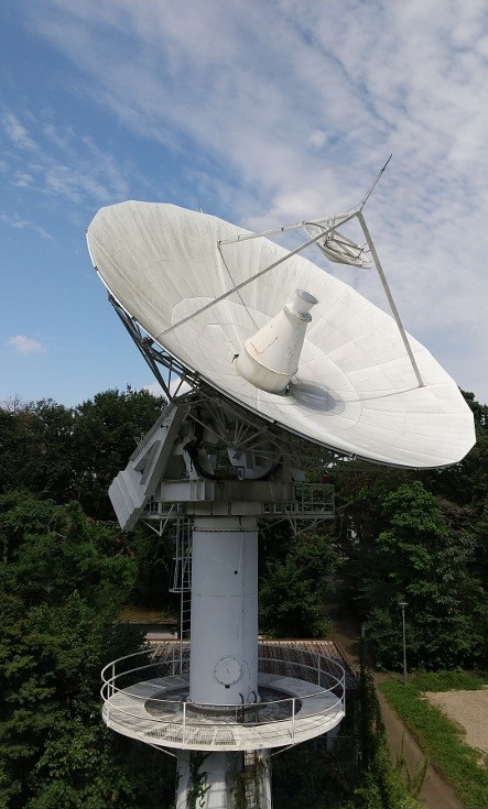 11m radio telescope at NICT headquarters