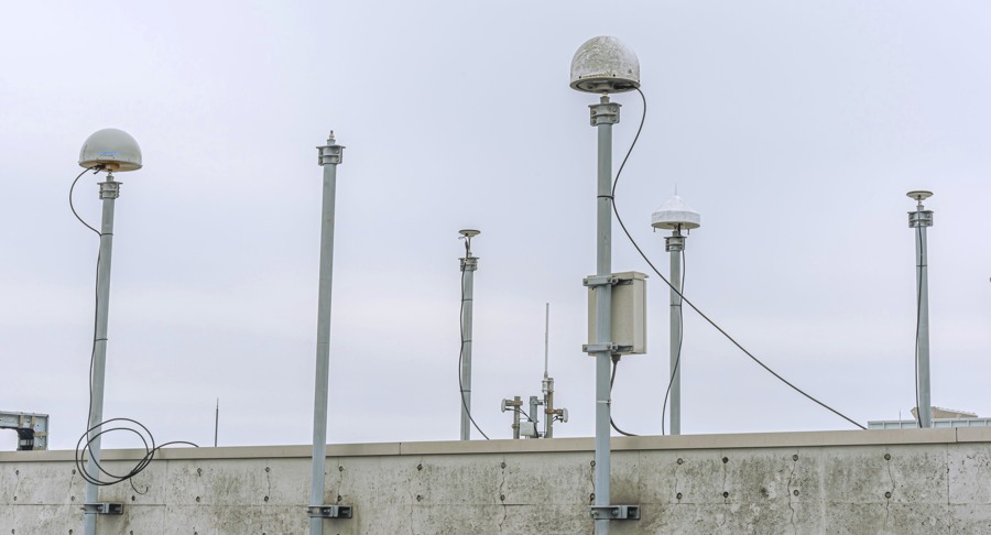 photo of GNSS antennas