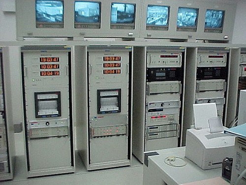 time signal room at Otakadaya-yama station