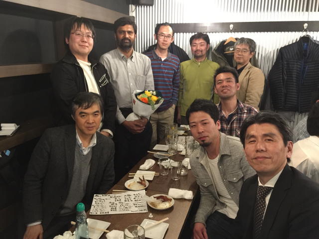 2016 クリシュナさん送別会