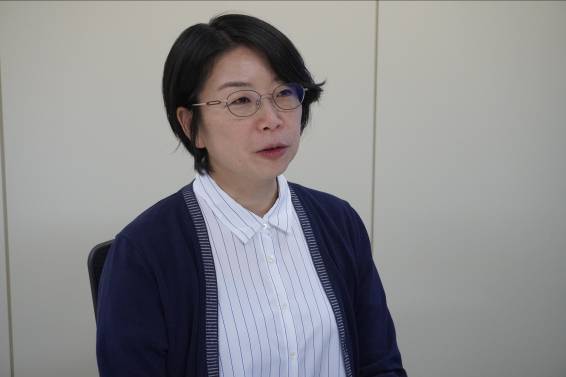 「フルーエントトーク」のサイトデザインを担当した津田幸子さん