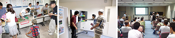 2014年の施設一般公開の様子 2014年の施設一般公開の様子