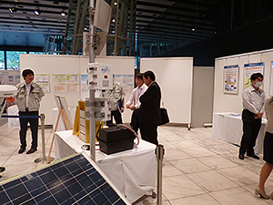 過去の同種のイベントにおけるNerveNet基地局展示の様子 過去の同種のイベントにおけるNerveNet基地局展示の様子