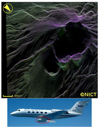 航空機搭載型合成開口レーダ(Pi-SAR2)