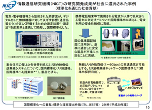 標準化を通じた社会貢献