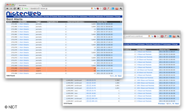 図5 DAEDALUS のWeb インターフェイス 図5 DAEDALUS のWeb インターフェイス