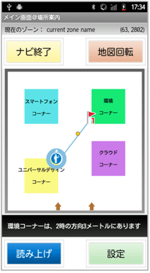 図2　スマートフォンの表示画面例