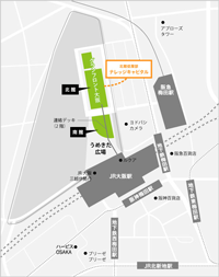 グランフロント大阪北館ナレッジキャピタル 地図 グランフロント大阪北館ナレッジキャピタル 地図