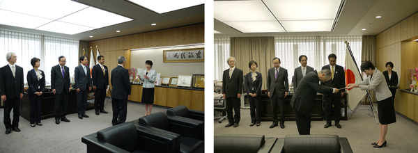 第4期中長期計画 認可書交付式の模様 第4期中長期計画 認可書交付式の模様