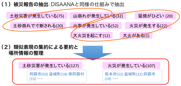 図12  D-SUMMにおける被災報告の要約