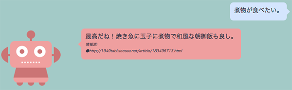 図1: WEKDAの応答例1 図1: WEKDAの応答例1