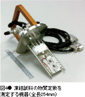 図4● 凍結試料の物質定数を測定する機器(全長254mm)