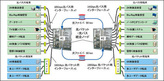 図3●実証ネットワークの構成図