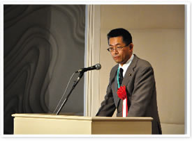 ●森田 高 総務大臣政務官（来賓挨拶）