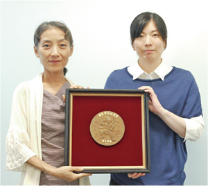 左から福永香、水野麻弥