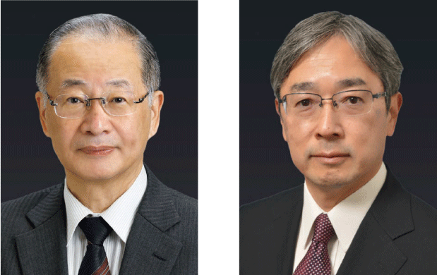 萩本和男主席研究員、中沢正隆東北大学卓越教授と共に 2023 Japan
