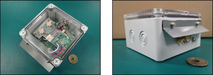 日本科学未来館外観およびジオ・コスモス写真