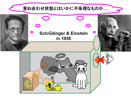 図:シュレディンガーの猫 図:シュレディンガーの猫